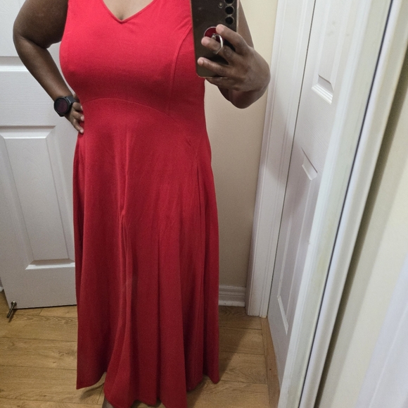 Women's full length dress - Size 16 - custom made - Picture 6 of 7